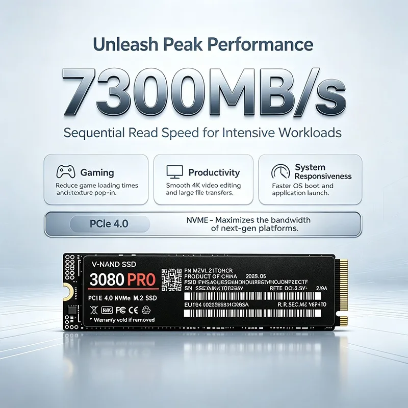 새로운 3080PRO M.2 NVMe SSD, PCIe - M.2 Nvme 4Tb Pcie 4.0 Ssd 리뷰 및 가격
