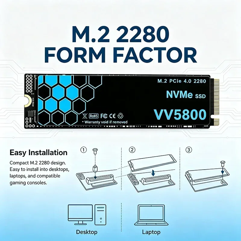 VV5800 M.2 NVMe SSD 500GB, 1TB - M.2 Nvme 4Tb Pcie 4.0 Ssd 리뷰 및 가격