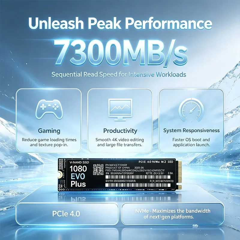 고속, 정품, 최신 1080 EVO Plus M.2 N - M.2 Nvme 4Tb Pcie 4.0 Ssd 리뷰 및 가격
