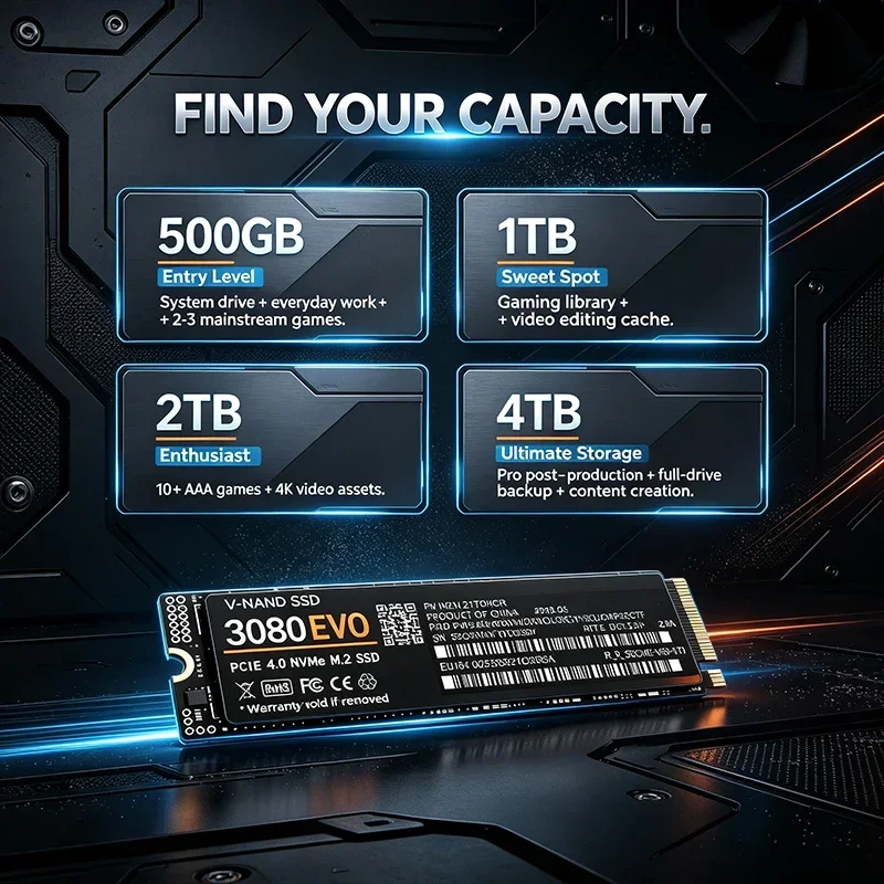 3080 EVO 1TB, 2TB, 4TB M.2 NVM - M.2 Nvme 4Tb Pcie 4.0 Ssd 리뷰 및 가격