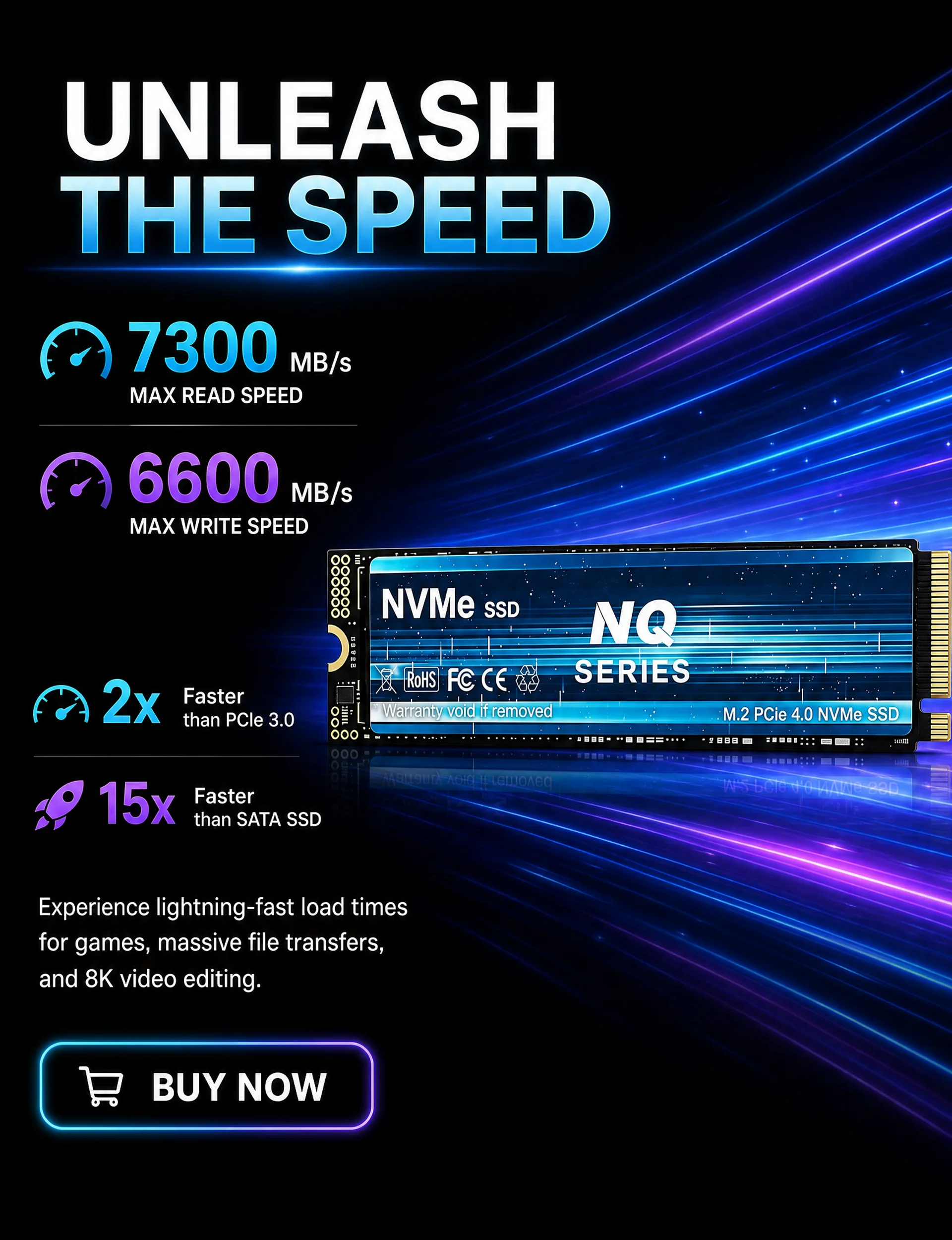 7300MB/s NQ 시리즈 PCIe 4.0 NVMe  - M.2 Nvme 4Tb Pcie 4.0 Ssd 리뷰 및 가격