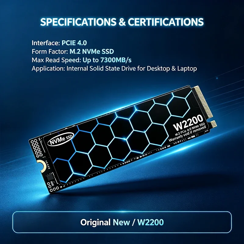 새로운 2026년형 고속 W2200, 고성능 M2 NV - M.2 Nvme 4Tb Pcie 4.0 Ssd 리뷰 및 가격